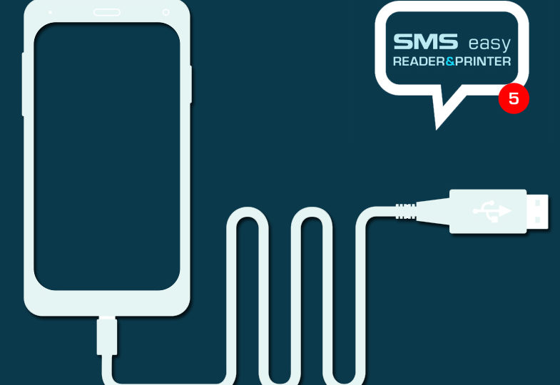 如何打印安卓智能手机中的短信?