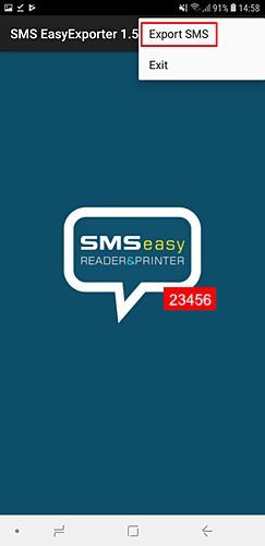 Transférer des SMS depuis Android avec SMS EasyExporter for Android