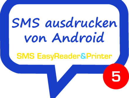 SMS ausdrucken von Android